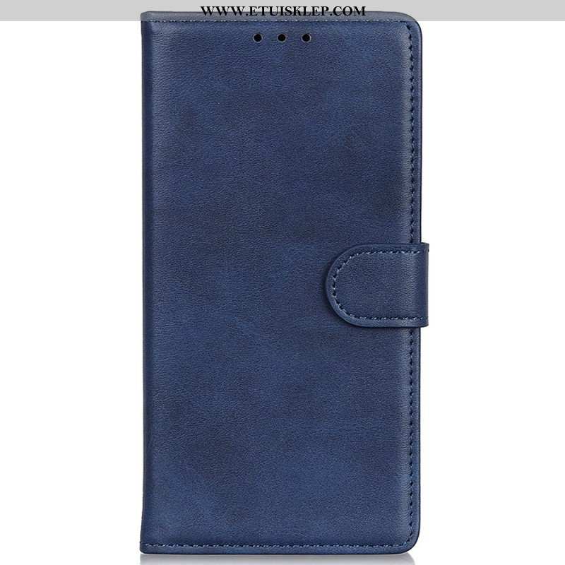 Etui Folio do Samsung Galaxy M13 Matowa Sztuczna Skóra